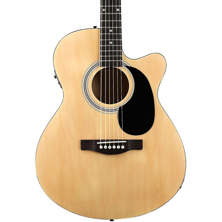 Fender Classic Design FA-135CE Cutaway Concert Acoustic-Electric Guitar, Natural