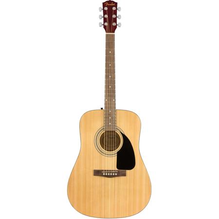 Fender FA-115 V2 Dreadnought Acoustic Guitar with Gig Bag, Walnut Fingerboard, Natural