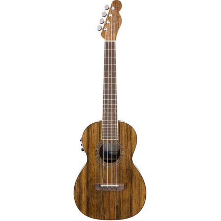 Fender Rincon Tenor V2 Ukulele, 19 Fret, Nato Neck, Ovangkol Fingerboard, Satin, Natural
