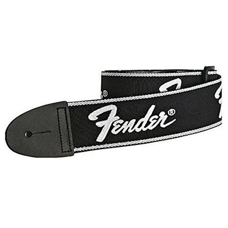 Fender 1.87" Running Logo Woven Guitar Strap, 30-51" Adjustable Length