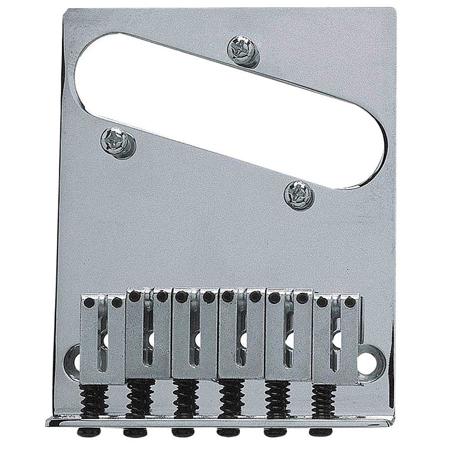 Fender 6-Saddle American Series Telecaster '86-'07 Guitar Bridge Assembly, Chrome