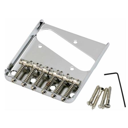 Fender 6 Saddle Vintage Style Telecaster Guitar Bridge Assembly Chrome