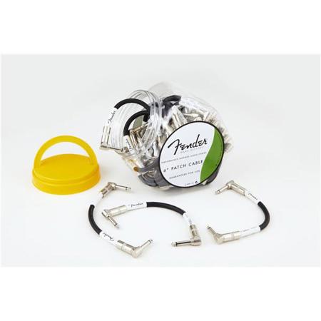 Fender Performance Series 6" Instrument Patch Cables, Bowl of 40