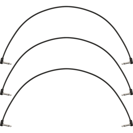 Fender Blockchain Right Angle Patch Cable, 3-Pack 24"