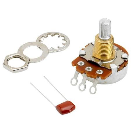 Fender Pure Vintage 500K CTS Split Shaft Volume or Tone Control Potentiometer for Humbucker Pickups