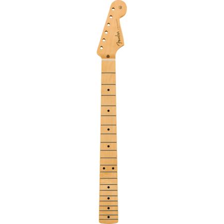 Fender Soft "V" Shape Maple Neck for Classic Player '50s Stratocaster Guitar, Maple Fingerboard, Satin/Gloss Urethane