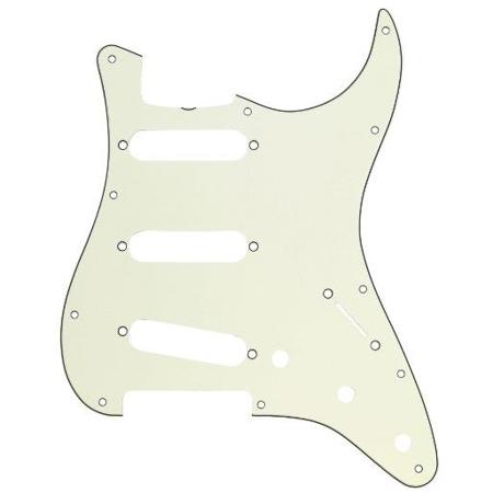 Fender 11-Hole '60s Vintage-Style Stratocaster S/S/S Pickguard, 3-Ply, Mint Green