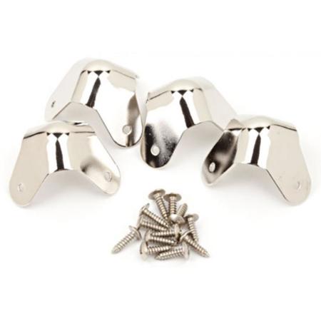 Fender Metal Amp Corners with Hardware, Set of 4