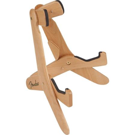 Fender Jackknife Wood Electric and Bass Guitar Stand, Natural