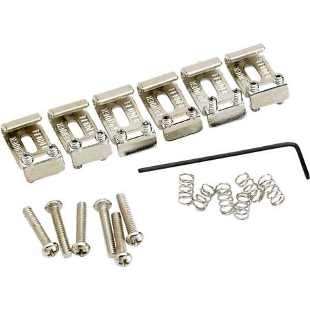 Fender American Vintage Stratocaster Chrome Bridge Saddle, Set of 6