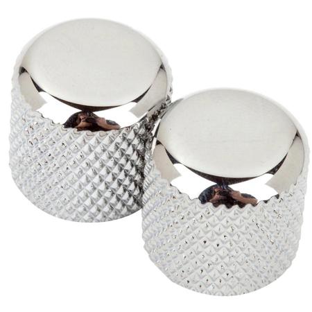 Fender Telecaster / Precision Bass Dome Knobs, Chrome, Set of 2