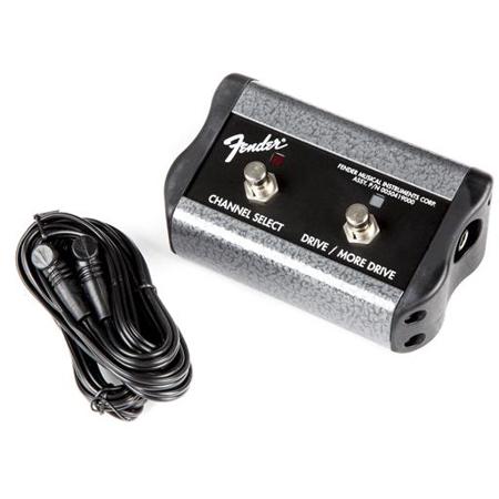 Fender 2 Button 3-Function Footswitch: Channel/Gain/More Gain, 1/4" Connector