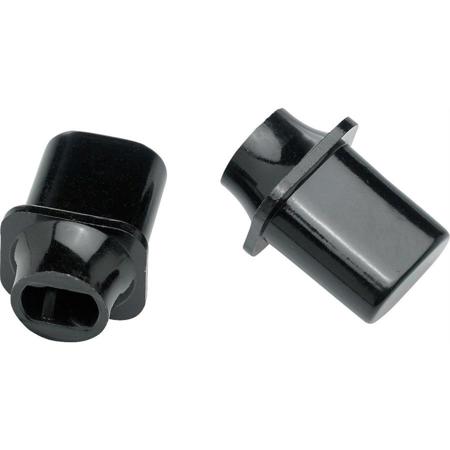 Fender Pure Vintage Telecaster Top-Hat Style Black Switch Tip,  Set of 2