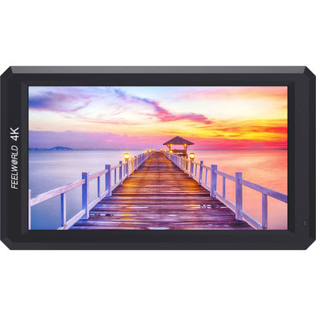 Feelworld F6 5.7" Full HD IPS HDMI On-Camera LED Monitor with 4K Support and Tilt Arm, 1920x1080