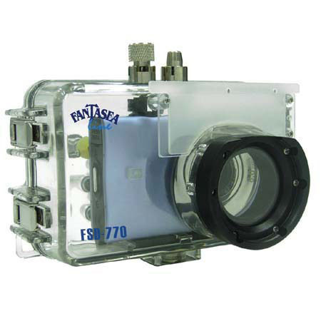 Fantasea FSD-770 Underwater Housing w/Nano Dbl Pro Set
