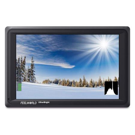 Feelworld FW279S 7" High-Brightness Full HD On-Camera IPS LED Monitor with 3G-SDI, 4K HDMI In/Out and Built-In Speaker