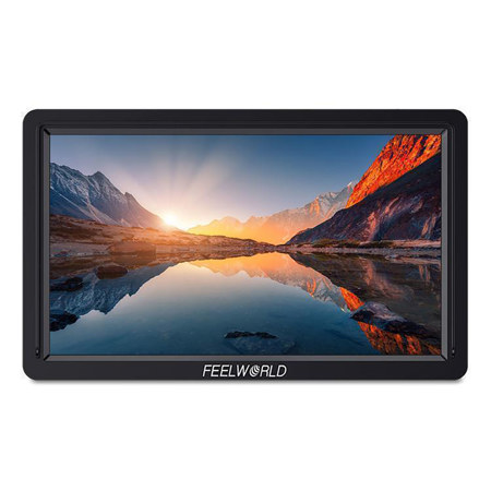 Feelworld FW568S 6" Full HD On-Camera LED Monitor, Supports 4K HDMI and 3G-SDI