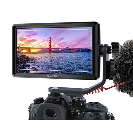 Feelworld FW568 V3 6" Full HD 3D LUT Camera Field LED Monitor, Supports 4K HDMI