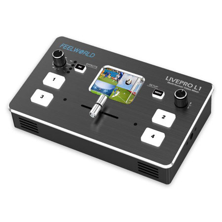FEELWORLD LIVEPRO L1 ビデオミキサー Feelworld LIVEPRO L1 Multi-Format Video Mixer Switcher w/4x