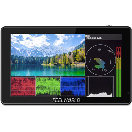 Feelworld LUT5 5.5" FHD Touch IPS DSLR Camera Field Monitor, Supports 4K HDMI