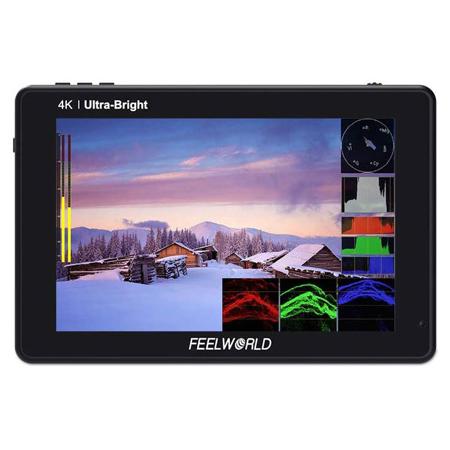 Feelworld 7" 3D LUT 4K HDMI Ultra-Bright 2200nits On-Camera Touchscreen Monitor