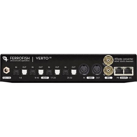 Ferrofish Verto 32 32-Channel ADAT and Dante Format Converter