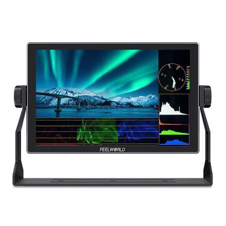 Feelworld S10 10" FHD HB Touch Camera Field LED Monitor,Supports 4K HDMI/12G-SDI