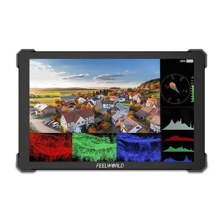 Feelworld T10 10.1" FHD Touchscreen Camera Field LED Monitor, Supports 4K HDMI