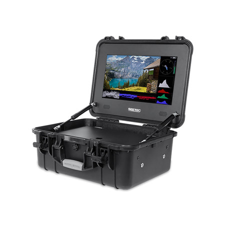 Feelworld WPC156 15.6" Full HD High-Bright Portable Carry-On Director LED Monitor, Supports 4K HDMI & 3G-SDI