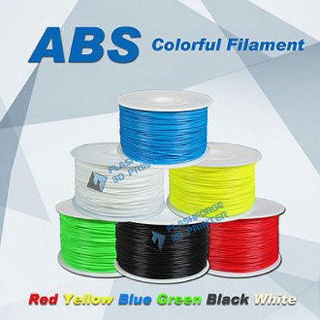 BuMat ABS Filament 1.75mm - Black - Elite Version, for FlashForge 3D Printers