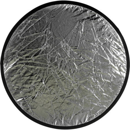 Flexfill Collapsible Reflector - 48" Circular - Silver/Black Reversible
