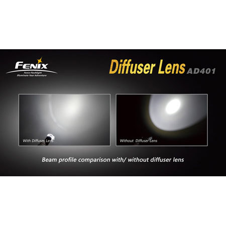 Fenix AD401 Diffuser Lens for Headlamps and Flashlights