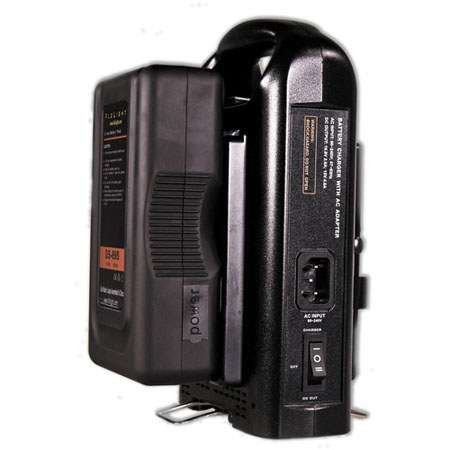 FloLight FL-BATT-V-KIT V-Mount Battery with Charger Kit, 89 WH