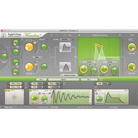 FabFilter Timeless 2 Tape Delay Software Plug-In, Electronic Download