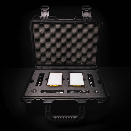 Film Gear 8W Bi-Color LED Mini Panel Deluxe Twin Light Kit