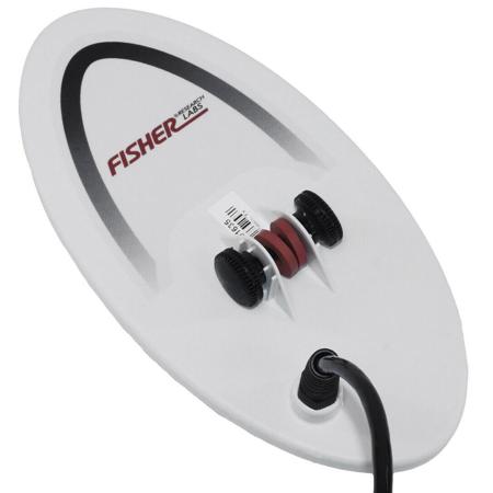 Fisher Research Labs 10" DD Elliptical Closed Coil for Fisher F5 & F19 Metal Detector, White