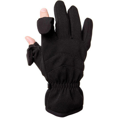 Freehands Men's Stretch Thinsulate Gloves, Small, Black
