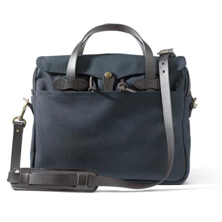 Filson Rugged Twill Original Briefcase, One Size, Navy