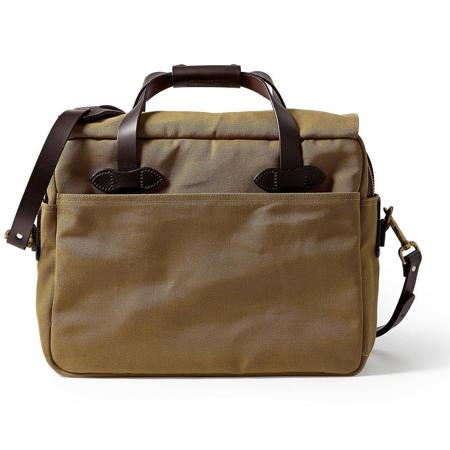 Filson Rugged Twill Padded Computer Bag, One Size, Tan