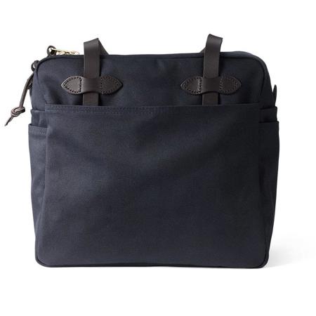 Filson Rugged Twill Tote Bag with Zipper, One Size, Navy