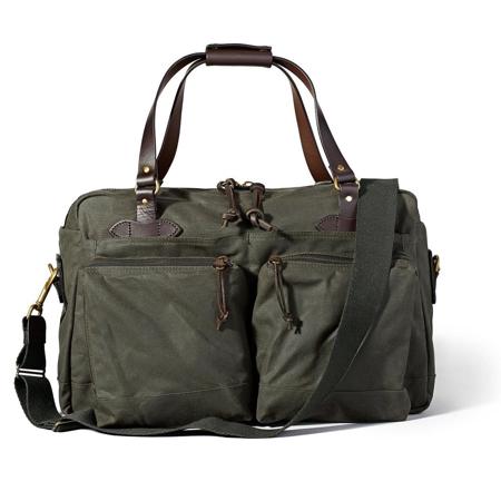 Filson 48-Hour Tin Cloth Duffle Bag, One Size, Otter Green