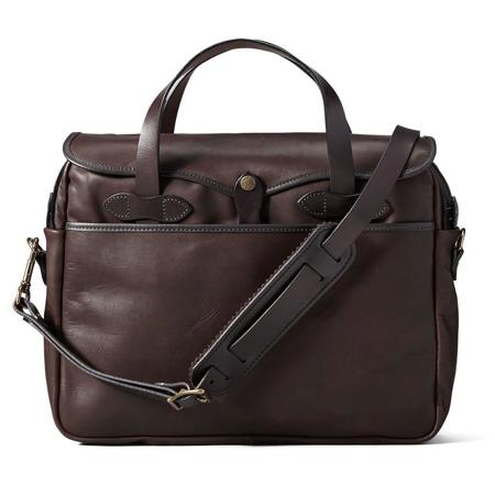 Filson Weatherproof Leather Duffle Bag Medium Sierra Brown
