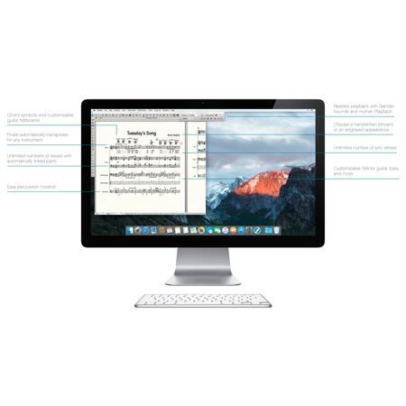 Finale French Finale 25 Music Notation Software, Upgrade - Download