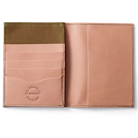 Filson Leather Passport Case, Natural