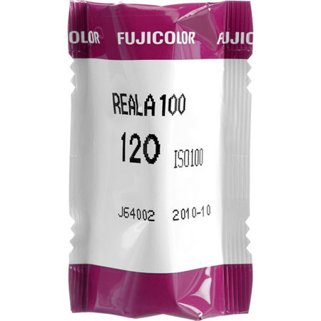 Fuji Reala 100 Color Negative Film, 120 Size