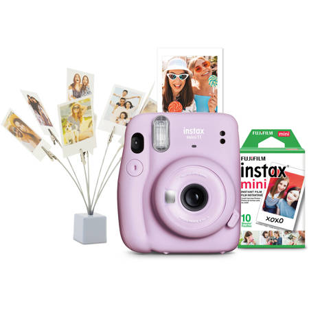 Fujifilm INSTAX Mini 11 Instant Camera Holiday Bundle, Lilac Purple