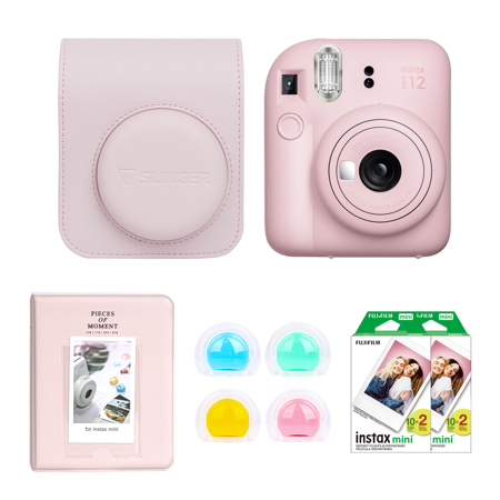 Fujifilm Instax Mini 12 Instant Film Camera, Pastel Blue