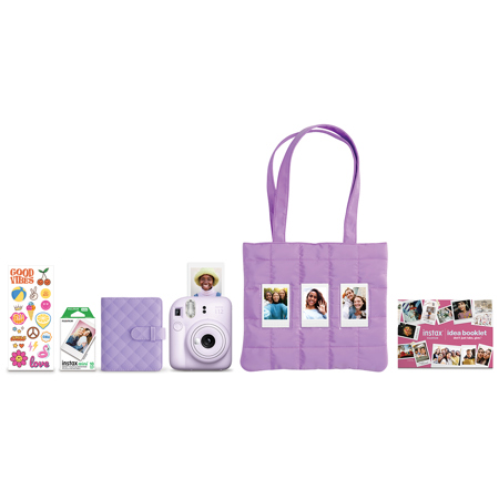 Fujifilm Instax Mini 12 Holiday Bundle 2025 Lilac Purple