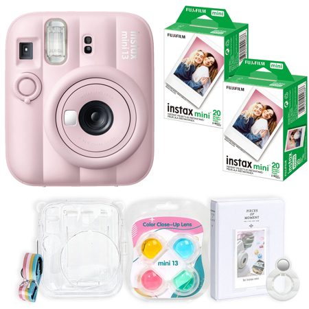 Fujifilm Instax Mini 13 Instant Film Camera Pink with Film and Acc