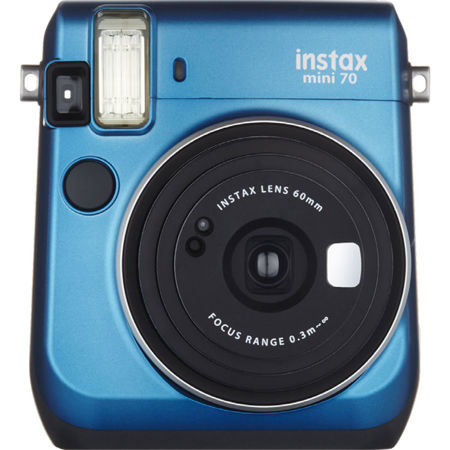 FujiFilm instax mini 70 Instant Film Camera, Island Blue